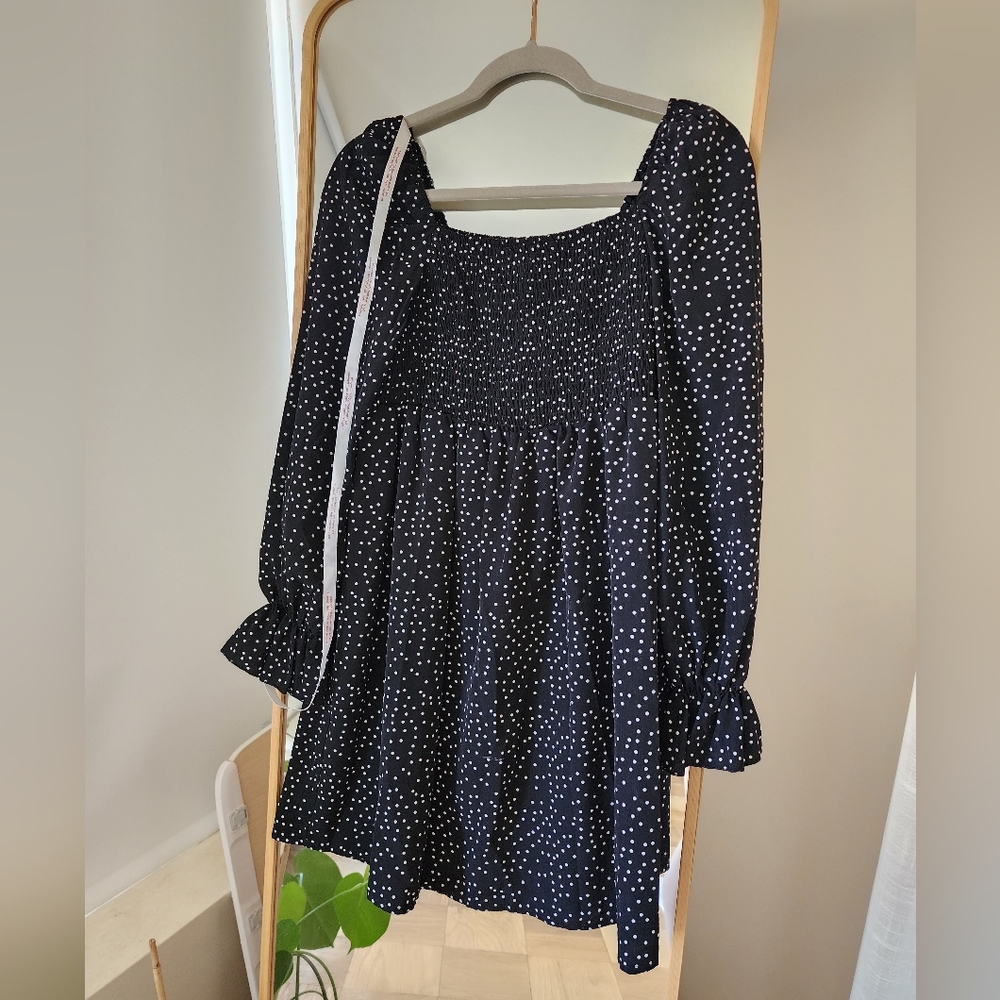Missguided Polka Dot Off-the-Shoulder Dress - Picture 4 of 5